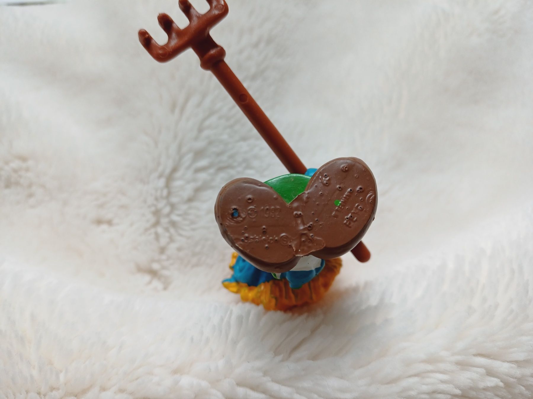 Schleich Statuette: Schleich und Peyo - Schlumpf - Gärtner mit Rechen – Usato da Würenlos venduto da Abracadabra26 6