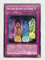 Yu-Gi-Oh! Karte "Mit dem Rücken zur Wand" - Selten!