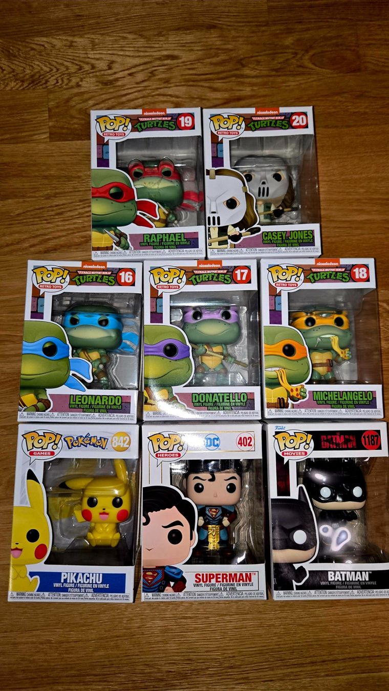 Funko Statuette: Funko Pop Sammlung: Turtles, Batman, Superman, Pikachu! – Nuovo e nell'imballaggio originale da Horgen venduto da Vladi 1