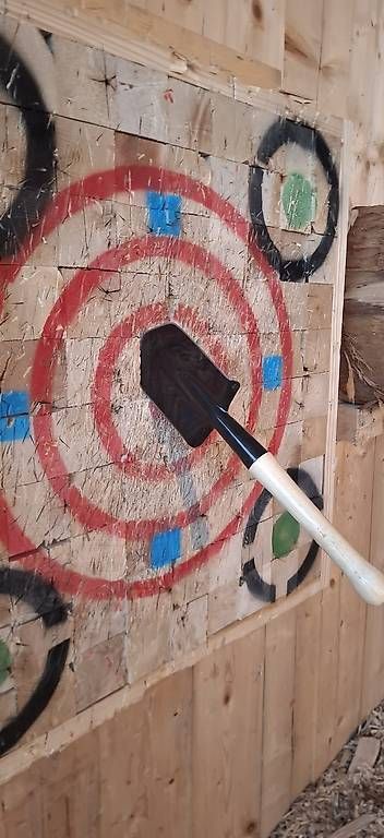 Spiele: Messerwerfen im Sägewerk / Wurfmesser – Neu (gemäss Beschreibung) aus Grünenmatt von Lerchholz 2