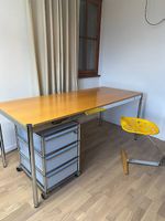 Bureau USM Haller en plaqué hêtre naturel // Ref. AY0421