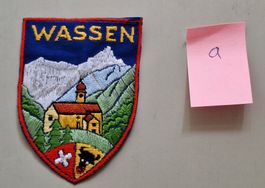 34a/ Wassen Uri Badge Wappen Aufnäher St.Gallen Stickerei