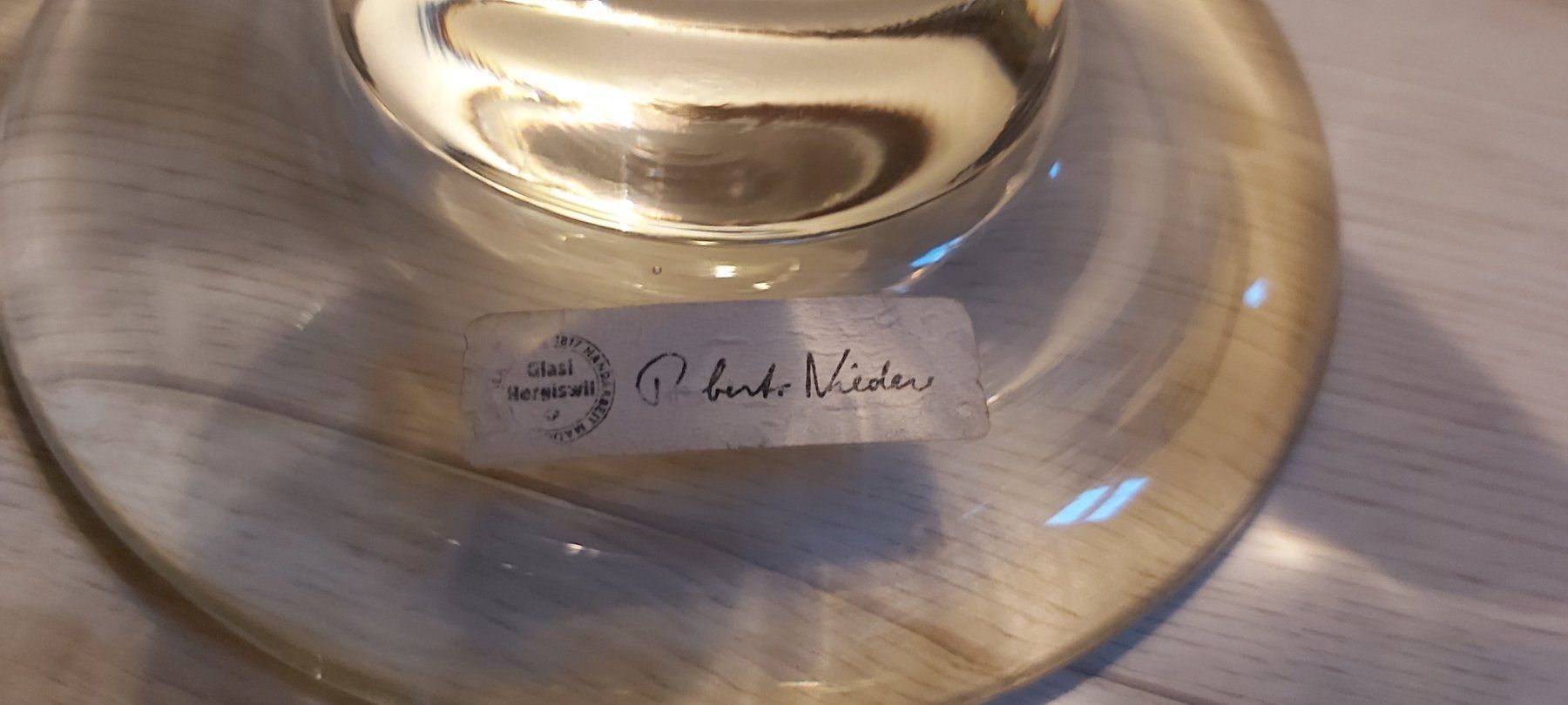 Glasi Hergiswil Alle Dekorationen: Fischpokal Roberto Niederer HERGISWIL – Neu (gemäss Beschreibung) aus Greppen von 86Sina 2