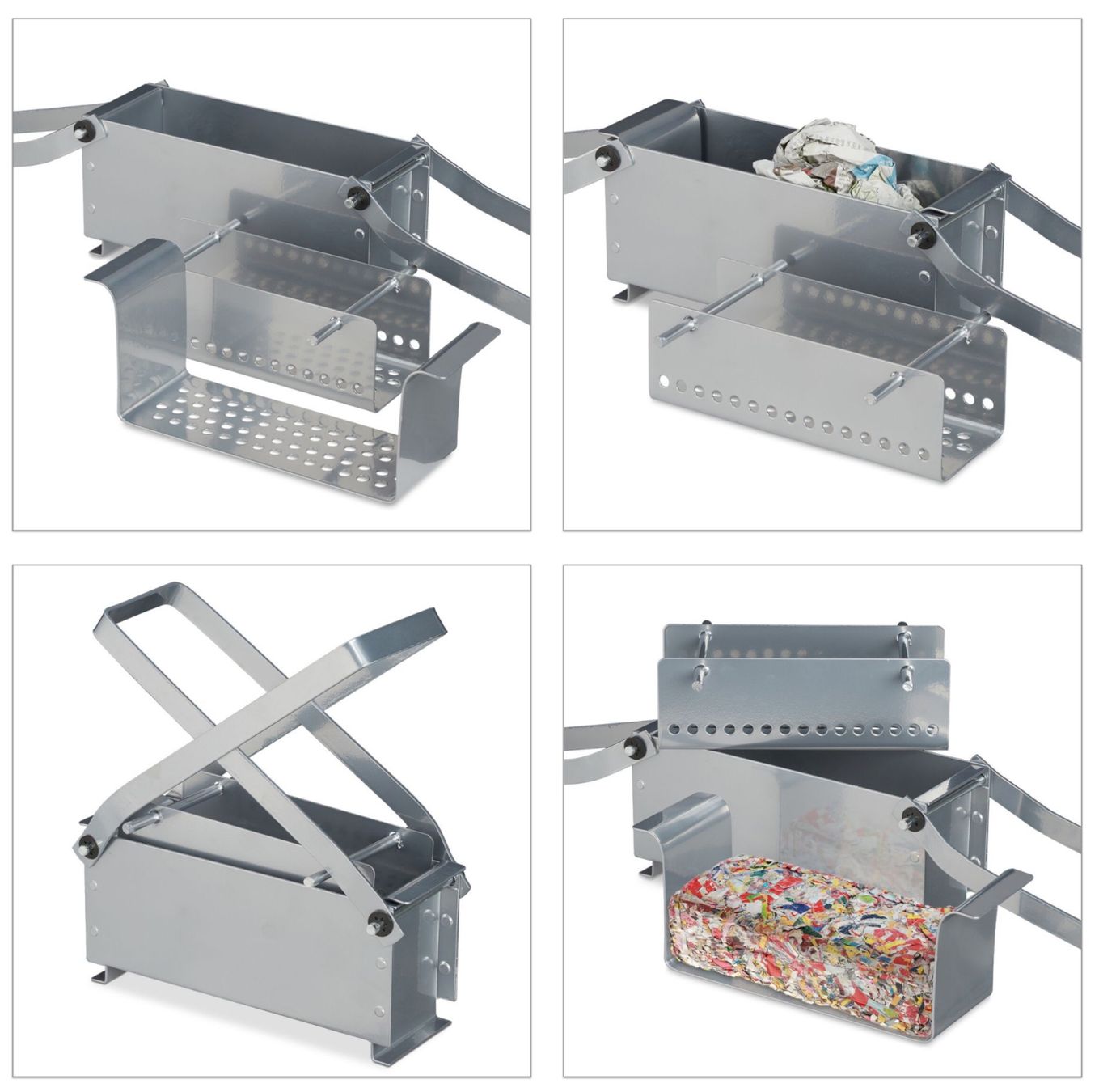 Tutte le macchine: Silberfarbene Papierbrikettpresse – Nuovo e nell'imballaggio originale da Bülach venduto da RockBottomOffTheRamp 5
