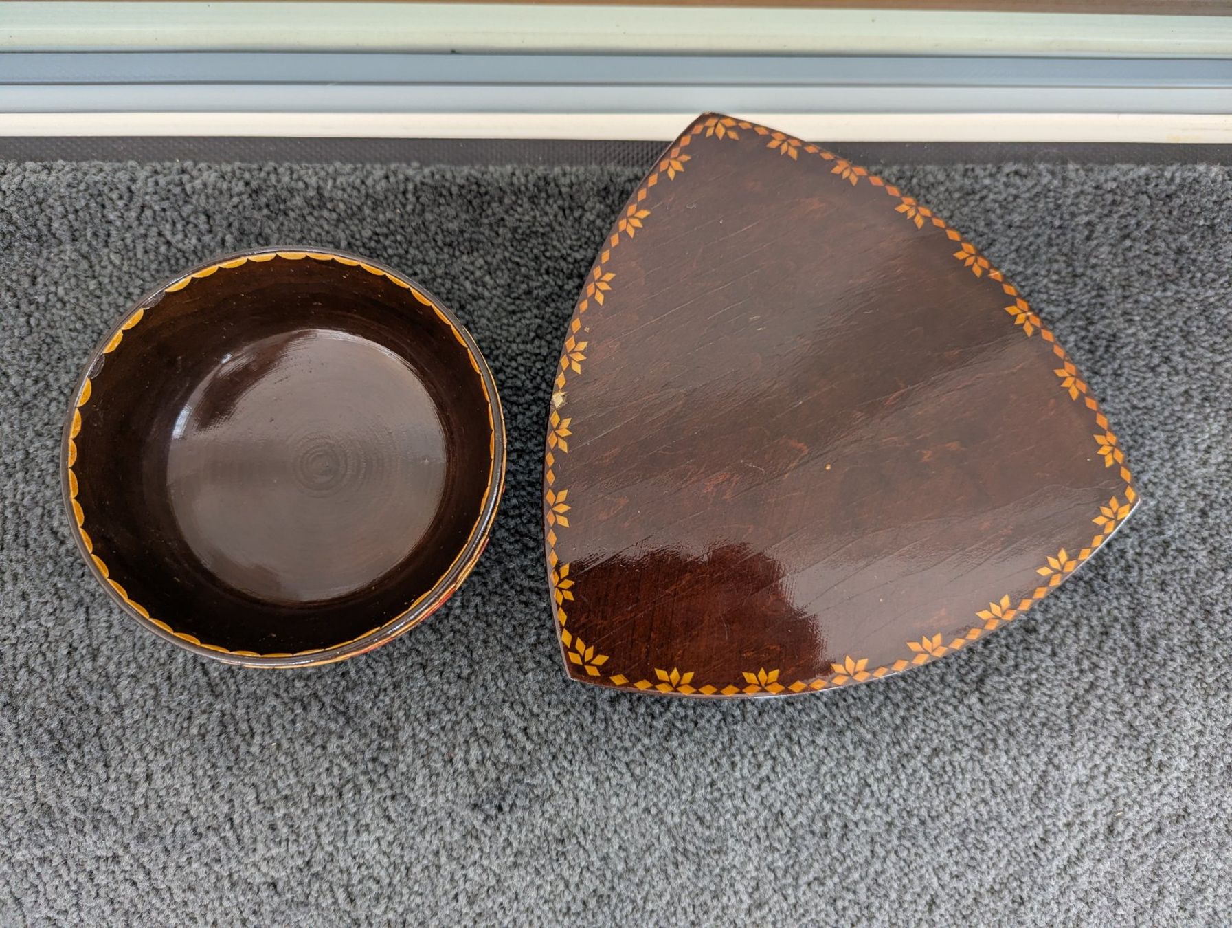 Geschirrsets: Vintage russische Schale mit Untersetzer – Gebraucht aus Ormalingen von marithias23 2