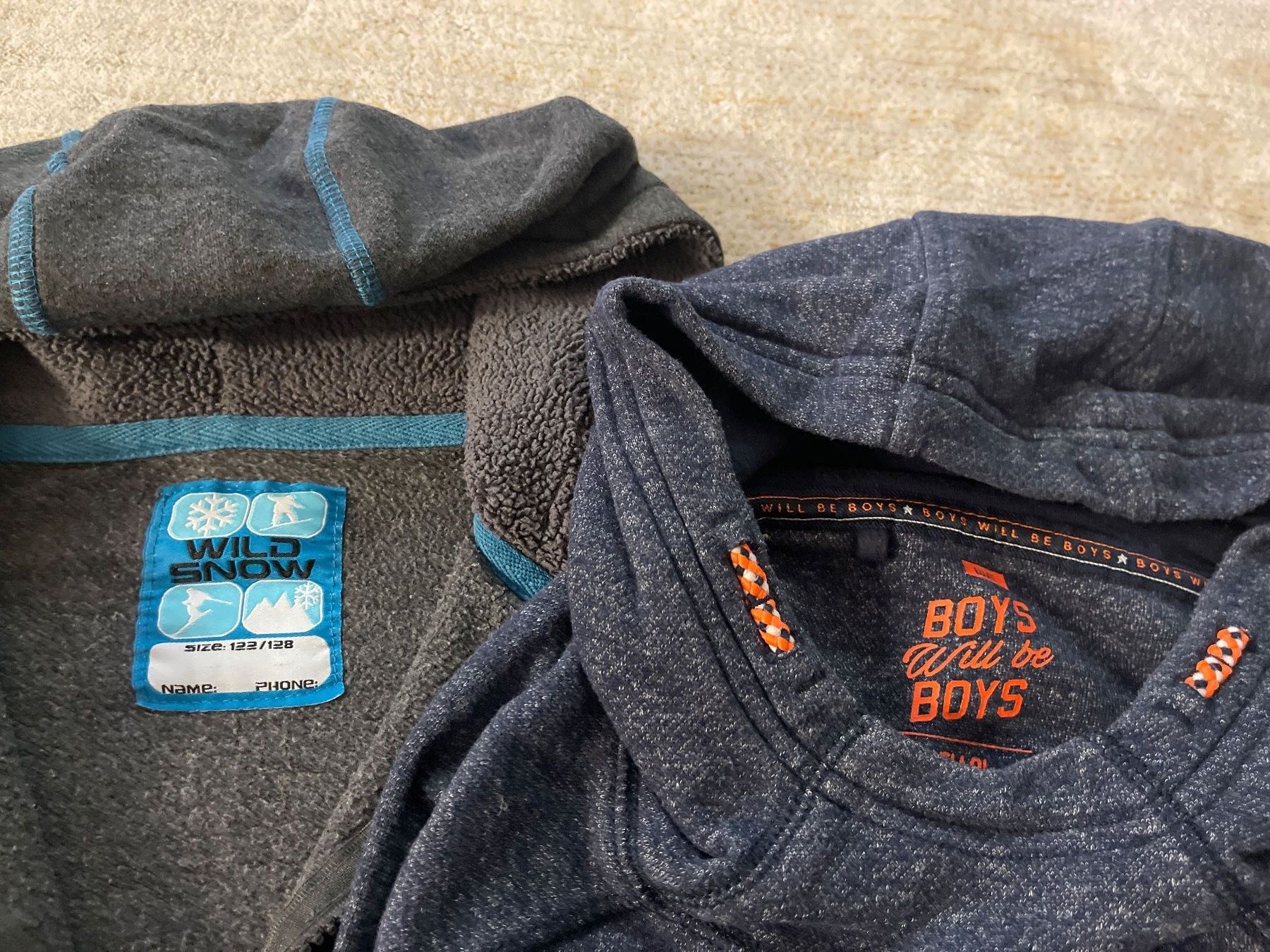 Maglioni & Felpe: Kinderkleiderpaket : 3 warme Pullover + 3 Mützen & Schal, Gr – Usato da Zug venduto da Jm2005 5