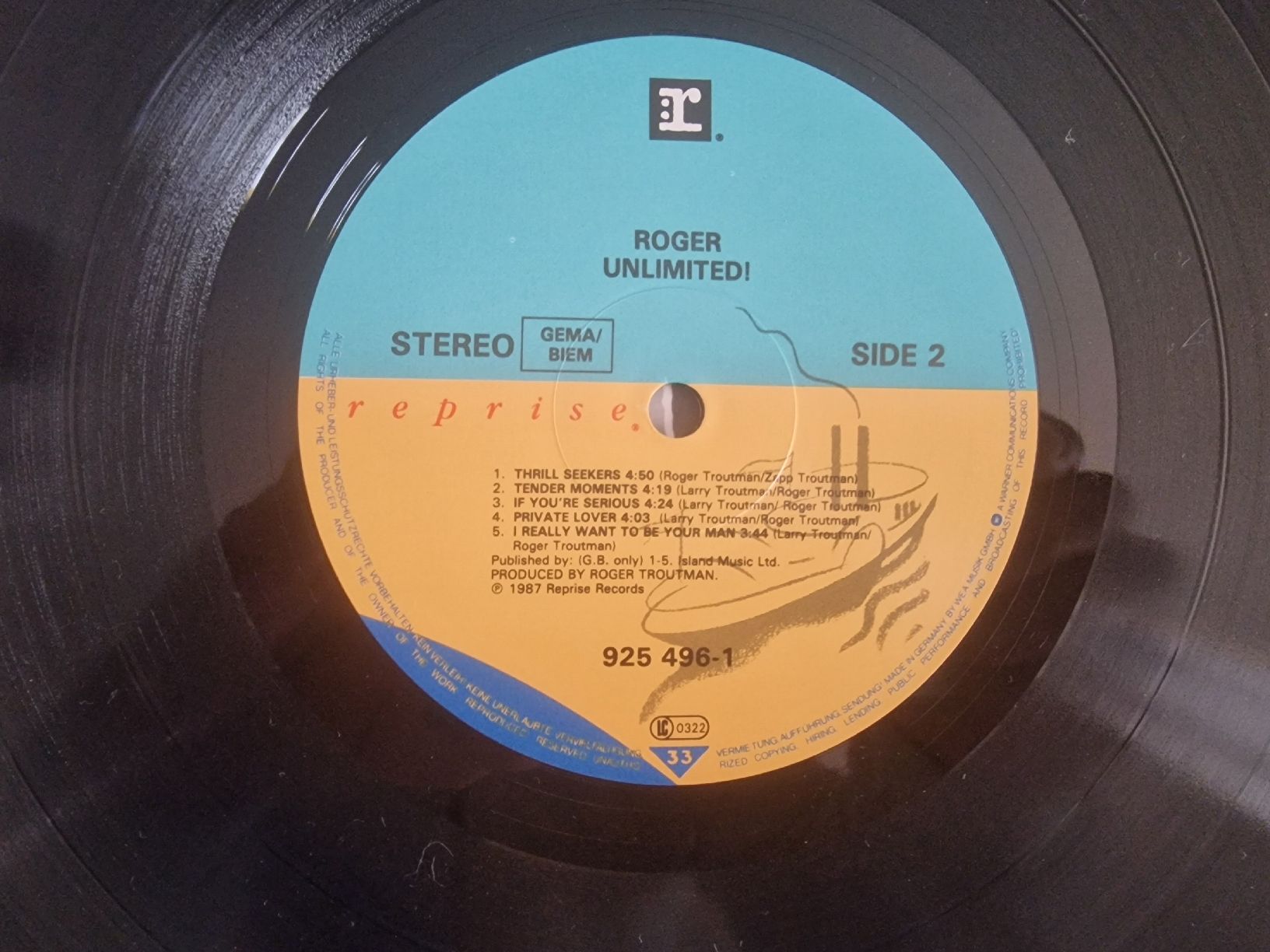Dischi in vinile: Roger - Unlimited ! – Usato da Pfaffnau venduto da gunport 5