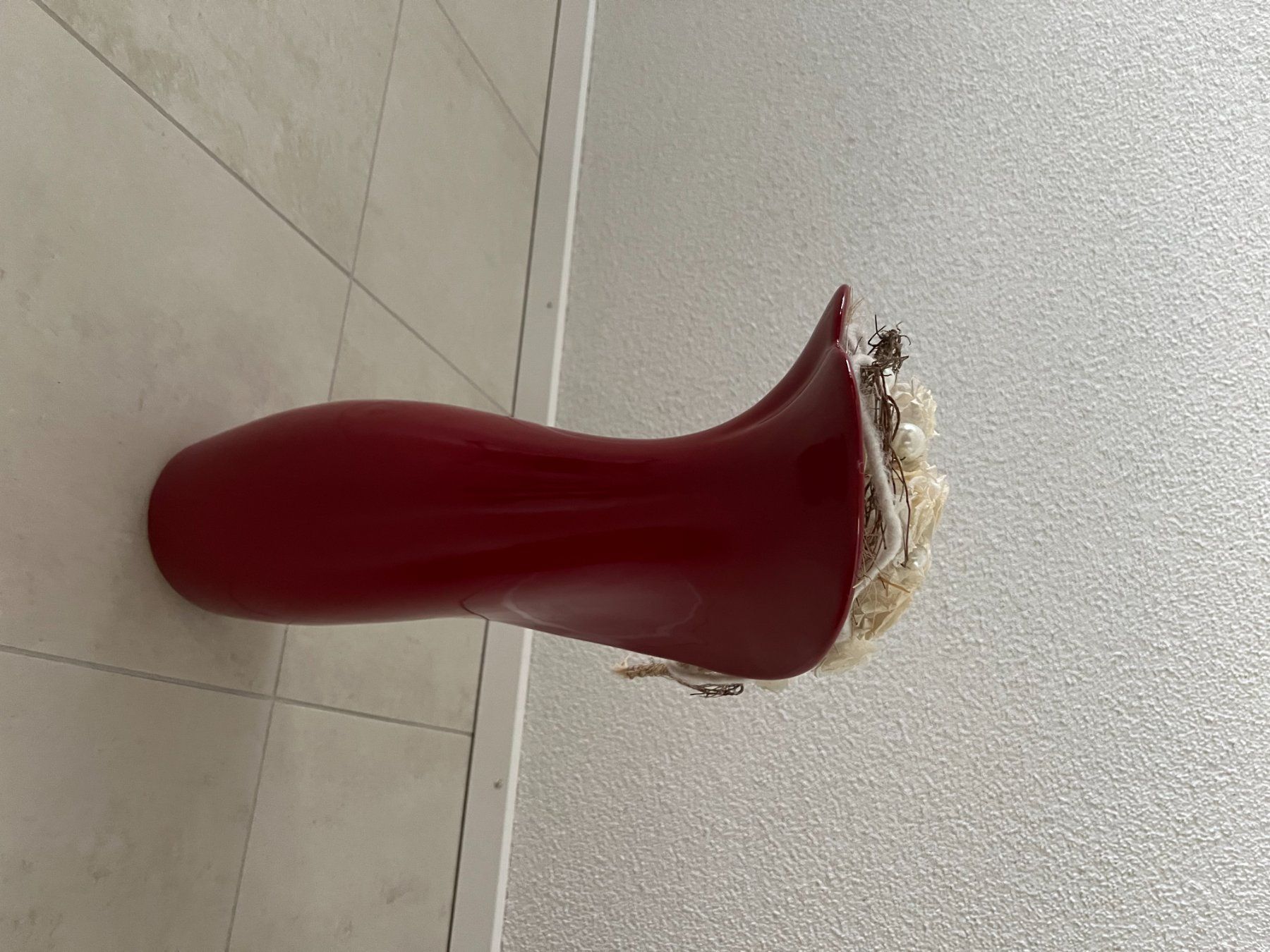 Vasi & Recipienti: Blumenvase Herzform rot – Usato da Schüpfheim venduto da Rezwel 3
