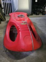 Luge Snow Shuttle rouge en plastique, bon état
