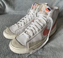 Nike Blazer high, weiß-lachs, Gr. 42, Top-Zustand