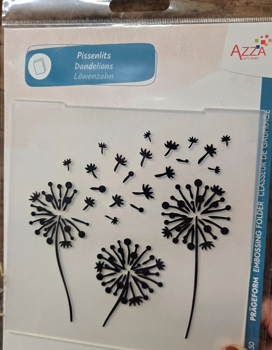 Schablonen: Prägeform Pusteblume – Neu und originalverpackt aus Gettnau von Federwind