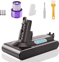 Dyson V10 Akku Ersatzakku 7200mAh mit Filter