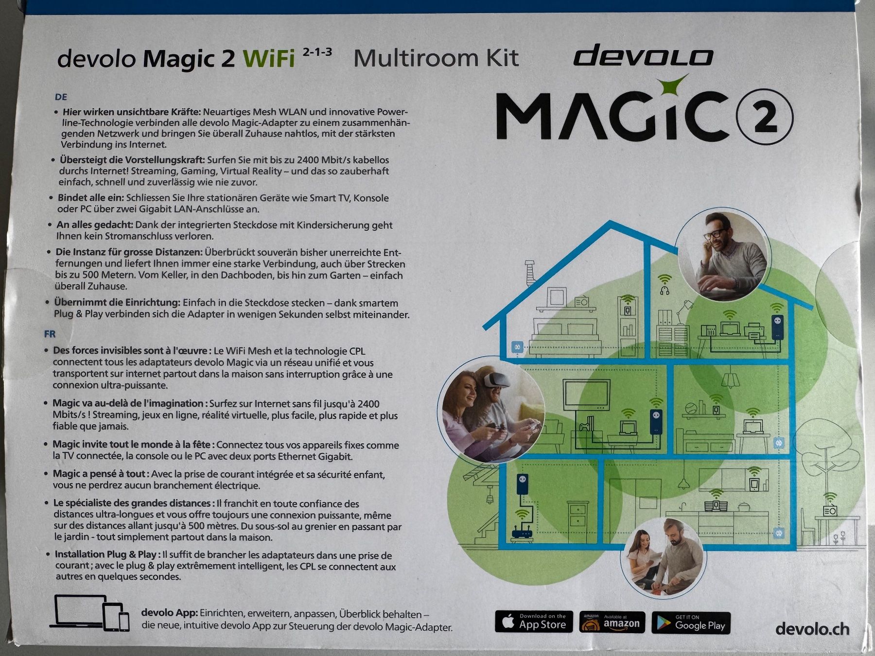 Devolo Laufwerke & Adapter: Devolo MAGIC 2 WiFi 2-1-3 Multirooom Kit – Gebraucht aus Muri b. Bern von karleu 2