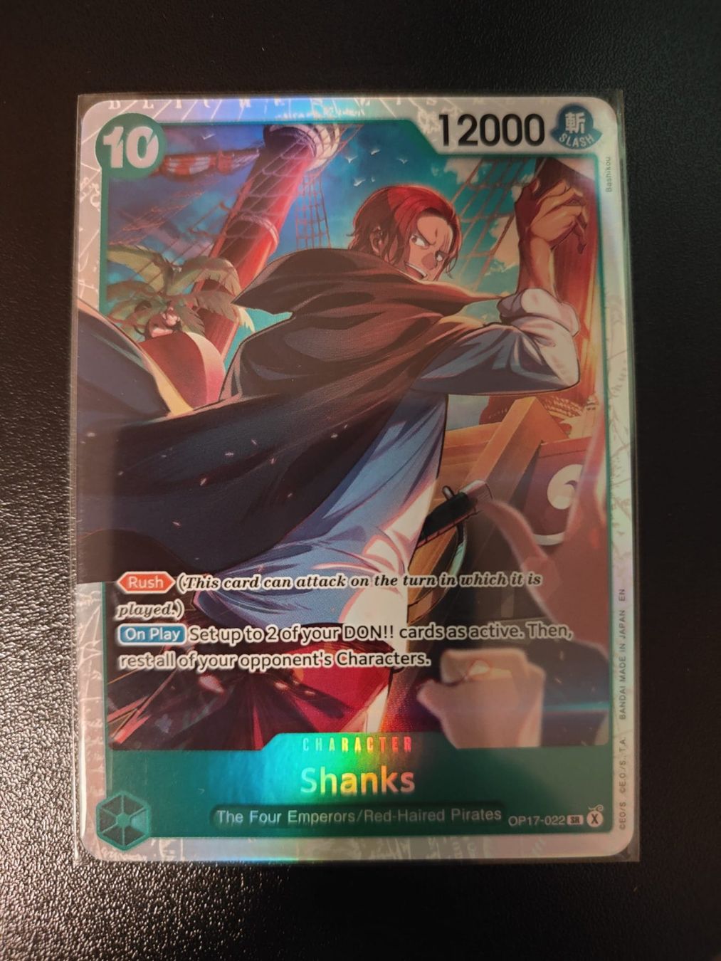 Bandai Sammelbilder & Trading cards: Shanks OP17-022 SR, EN – Neu (gemäss Beschreibung) aus Ins von phil_sinn