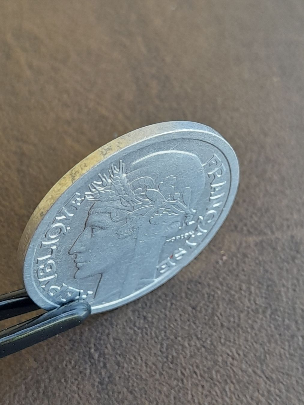 Alle Münzen: 2 Francs 1946 b Frankreich  – Gebraucht aus Basel von Basel_20 6