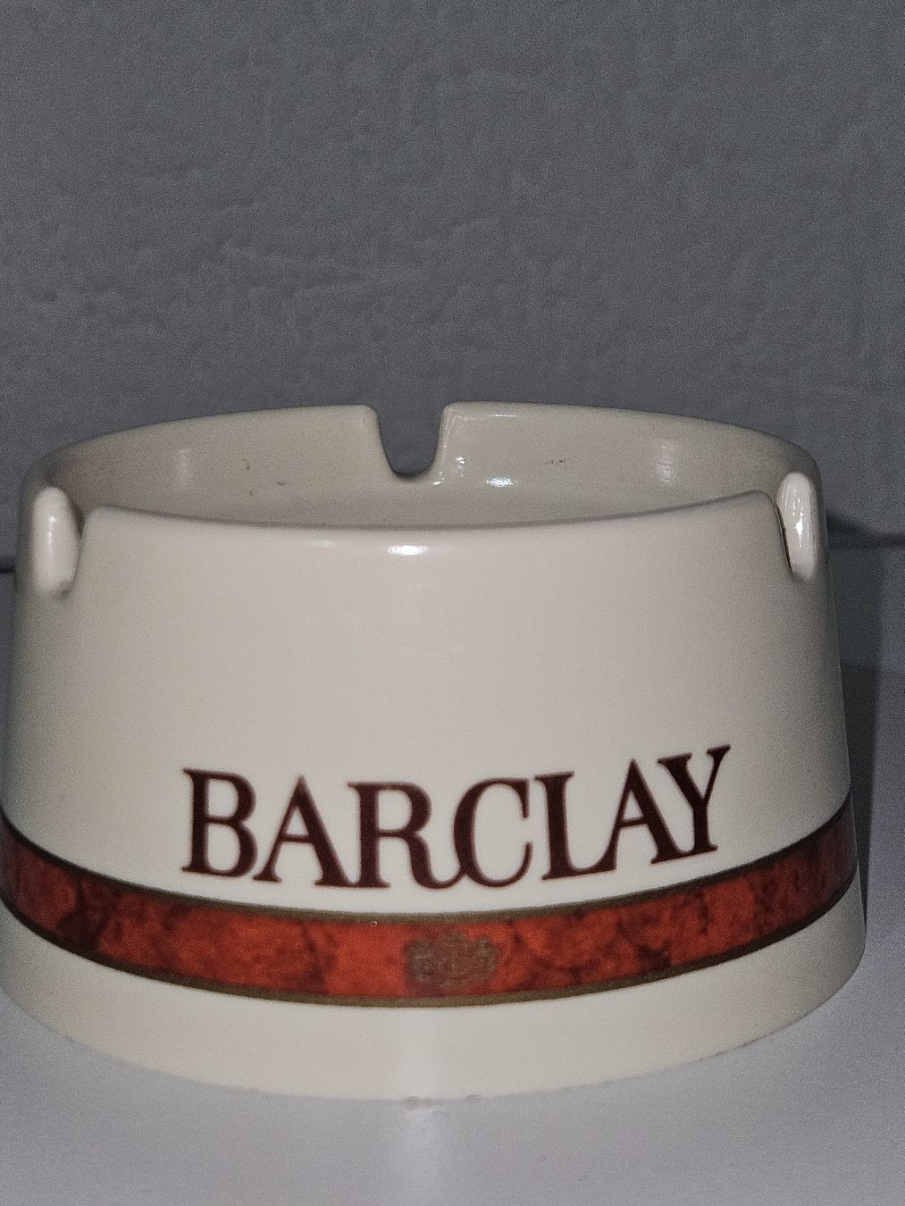 Ornamin Portacenere: Titel: Vintage BARCLAY Werbe-Aschenbecher – Nuovo (secondo la descrizione) da Mellingen venduto da Aegert5
