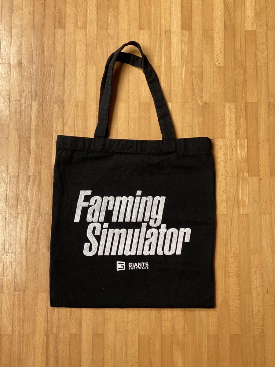 Borse: Farming Simulator Tasche Schwarz GIANTS SOFTWARE Stoffbeutel – Nuovo (secondo la descrizione) da Hochwald venduto da _biene_ 1