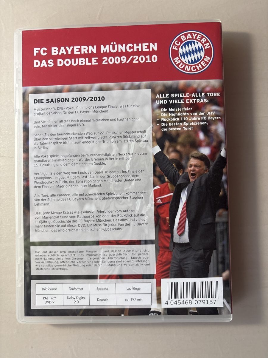 Tous les DVDs: Fc Bayern München das Double 2009/2010 – D'occasion à Ruswil par Slivio_ 1