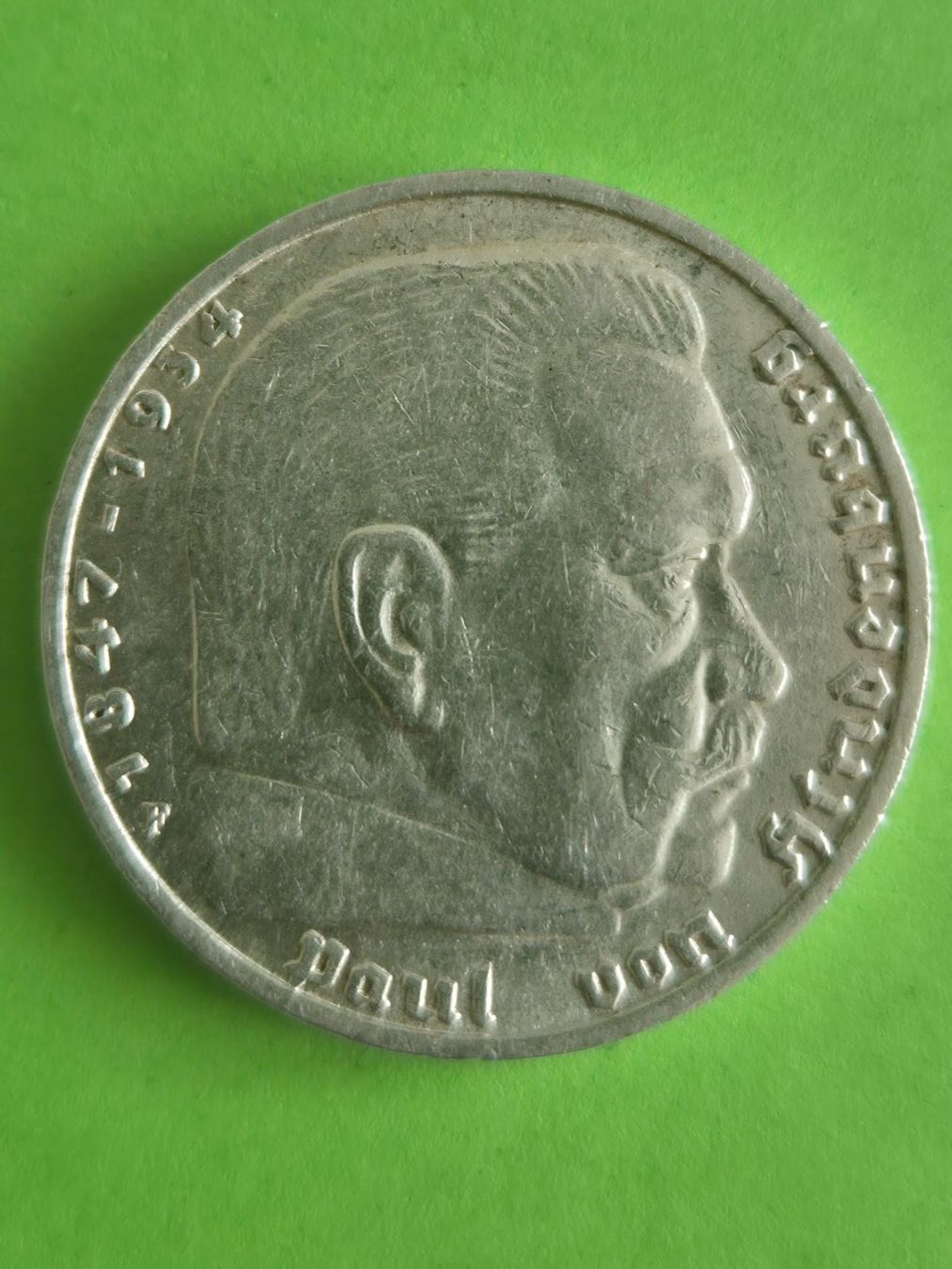 Tutti le monete: 5 Deutsche Reichsmark 1936 - Silber – Usato da Jona venduto da gnaumann1900 1