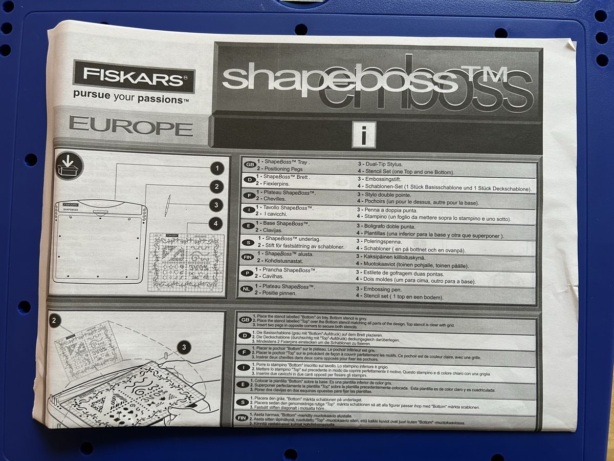 Kits de loisir créatif: Fiskars Shapeboss 5600 Starter Set & zusätzlichem Material – D'occasion à Riniken par KreativImKopf 3