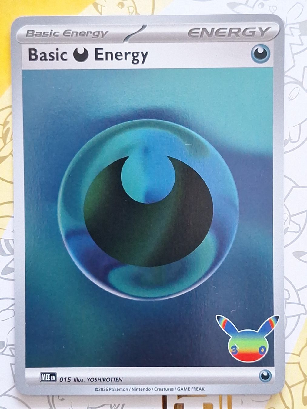 Pokémon Carte collezionabili: Darkness - Basic Energy Holo - 30th Celebration Pokémon – Usato da Altstätten SG venduto da GGsGameshop