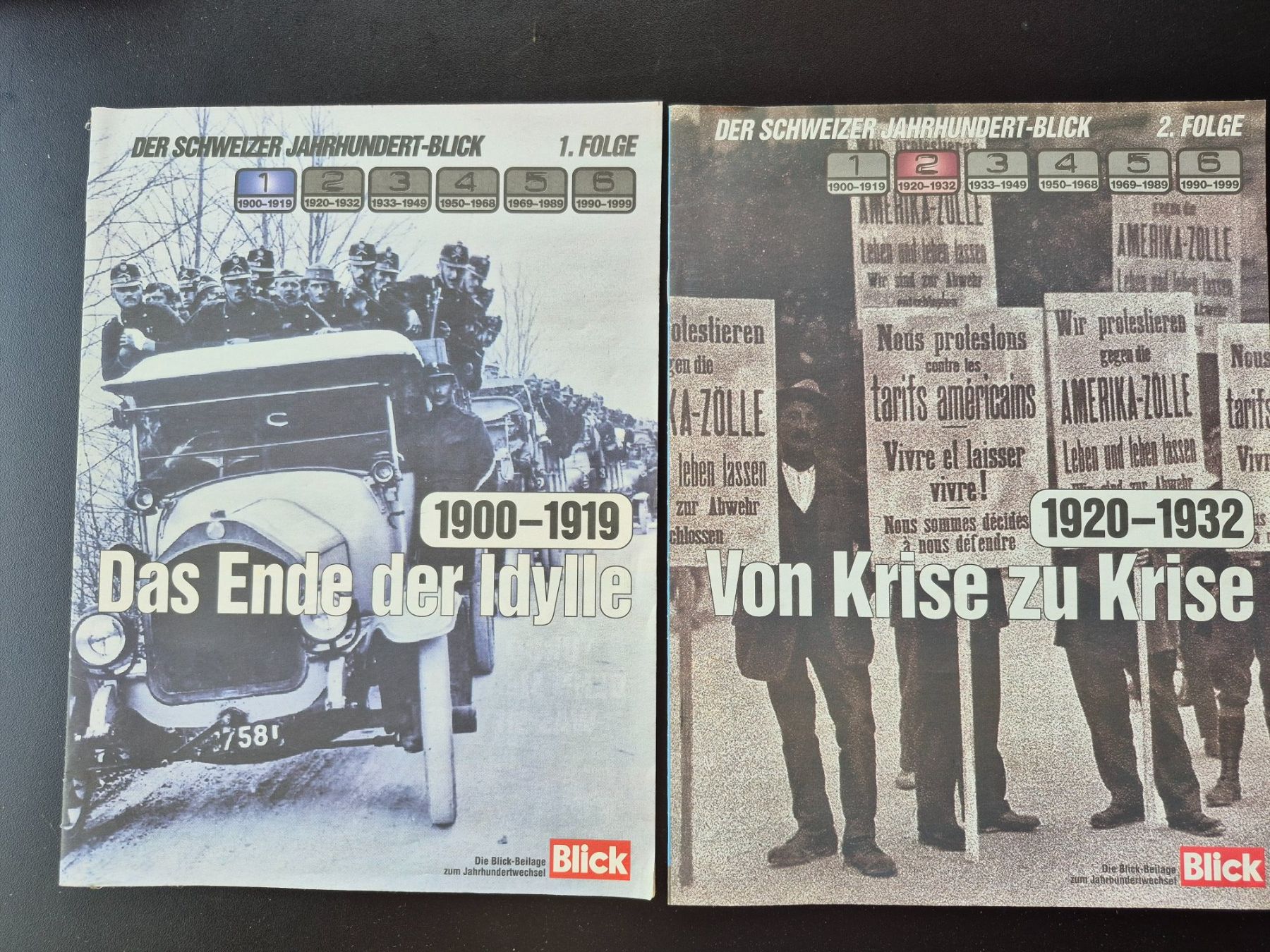 Libri: Der Schweizer Jahrhundertblick - Folge 1 und 2 – Usato da Balsthal venduto da Jamamoegg