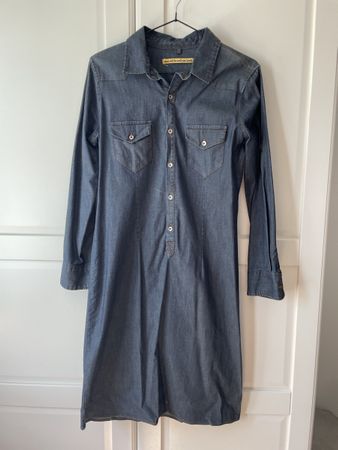 Jeanskleid, Hemdkleid, Denim Kleid, Gr. S