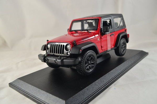 Jeep Modellautos: Jeep Wrangler "Willys" 2014-2018 rot / schwarz      1:18 – Neu und originalverpackt aus Gerlafingen von espero88 8