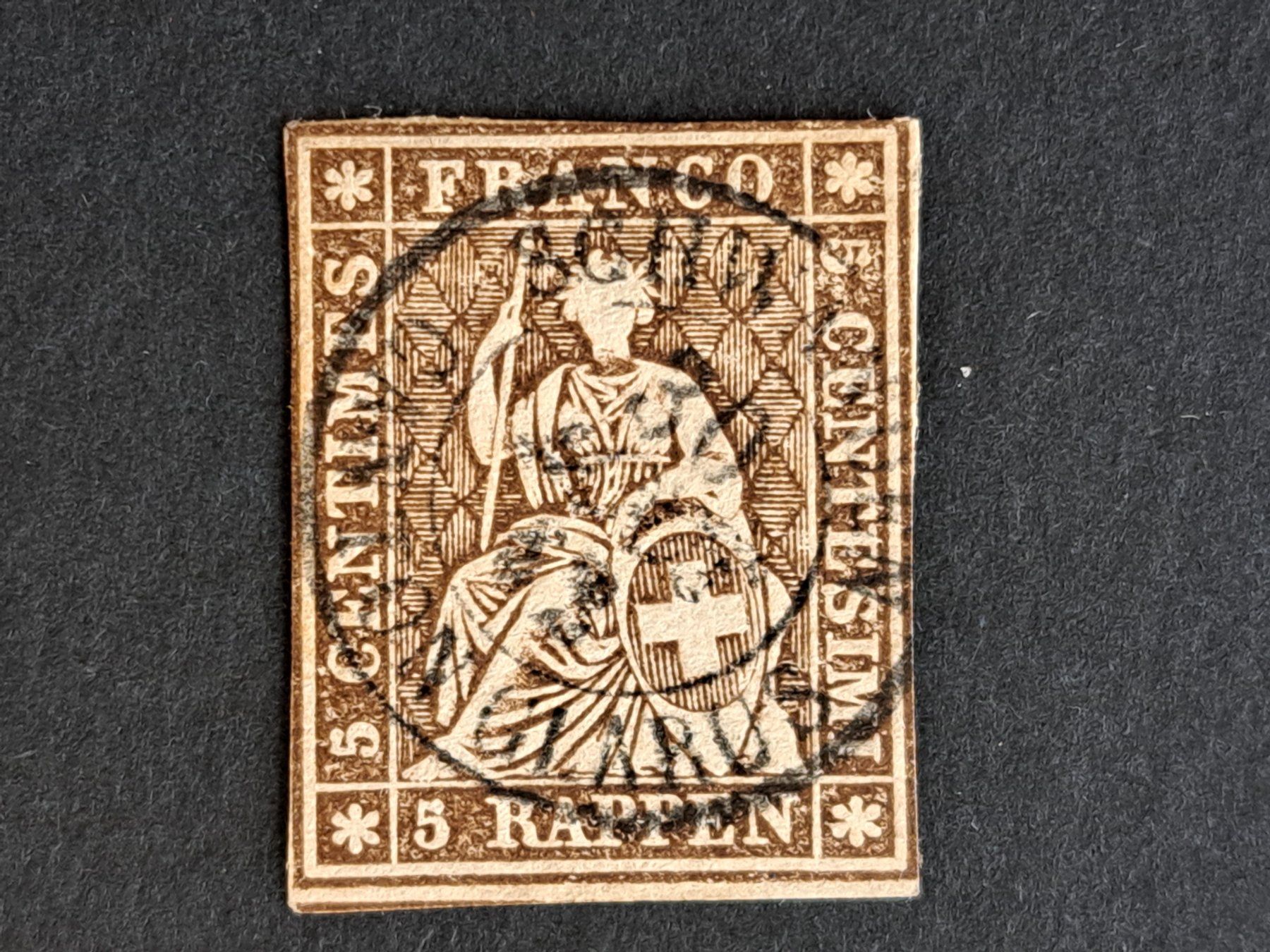 Alle Briefmarken: Strubel 22G Glarus – Gebraucht aus Bazenheid von derdelorean01 2