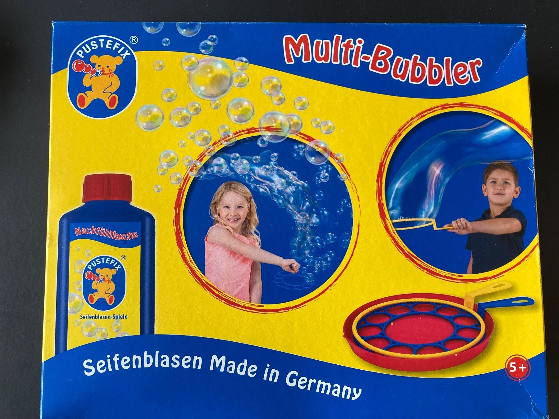 Giocattoli: Pustefix Multi-Bubbler Super Blasen 1/4 l – Nuovo e nell'imballaggio originale da Effingen venduto da Fylarama 6