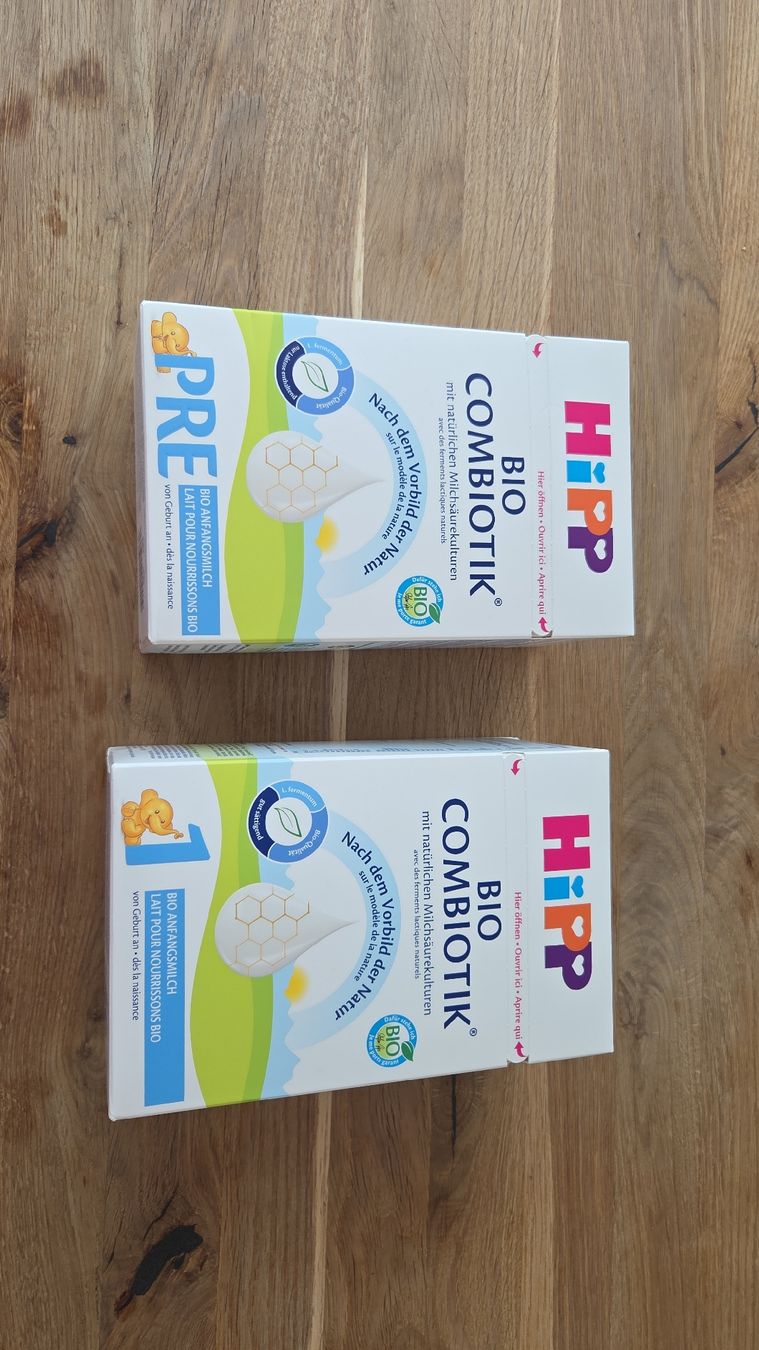 Cibi & Specialità: HiPP Bio Combiotik PRE und 1 Milch neu – Nuovo e nell'imballaggio originale da Grabs venduto da FrauB