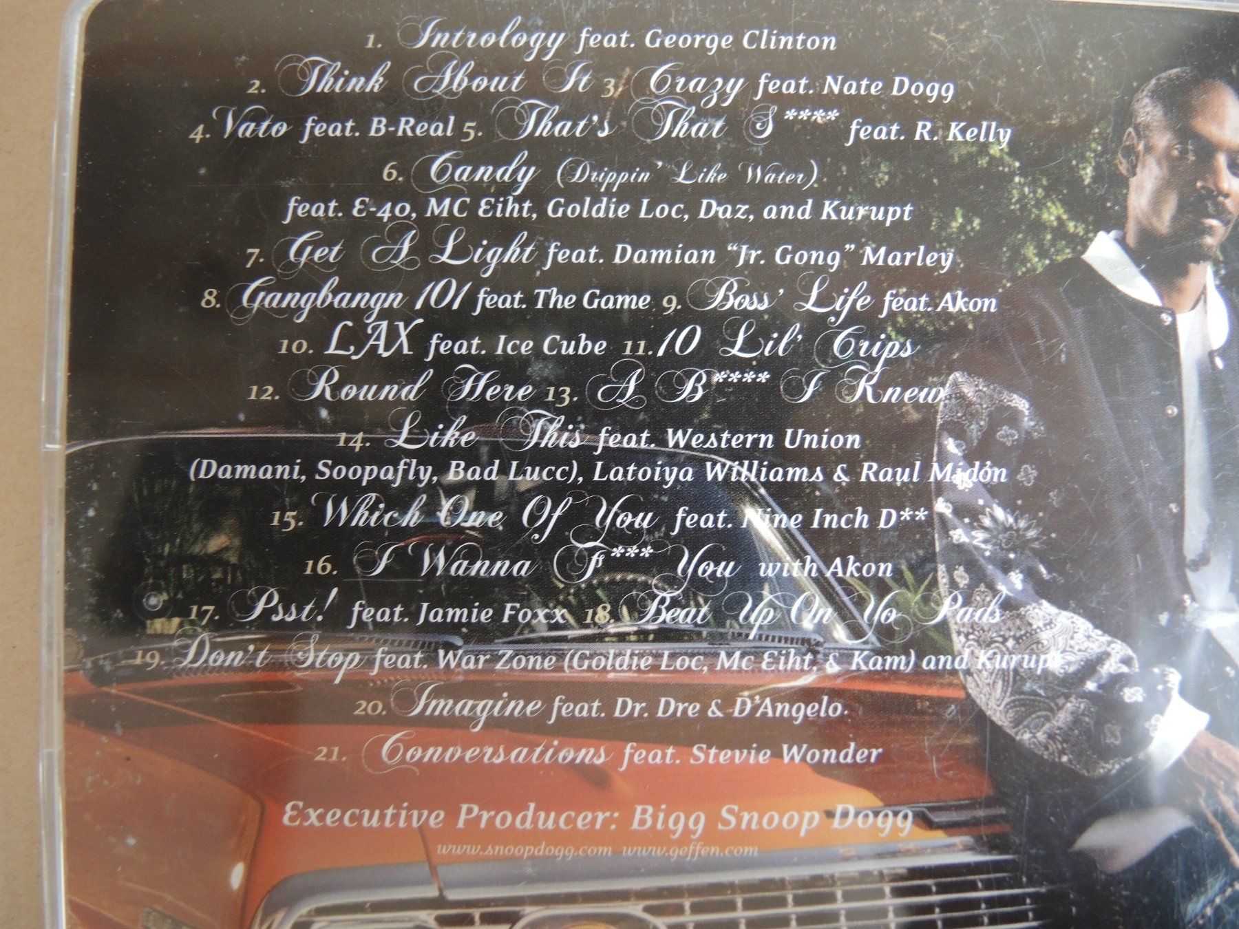 CD: CD  SNOOP DOGG - Tha blue carpet treatment – Usato da Rorschach venduto da maeck8 4