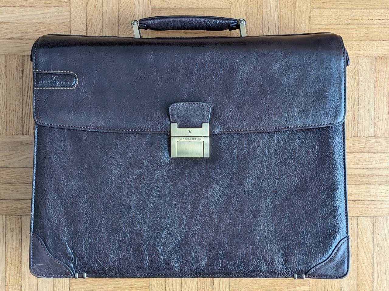 Borse: Laptoptasche aus echtem Leder – Usato da Zuerich venduto da blo_qlp9