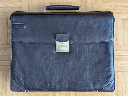 Laptoptasche aus echtem Leder