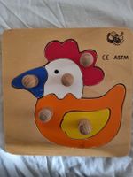 Holzpuzzle Hahn 5 Teile
