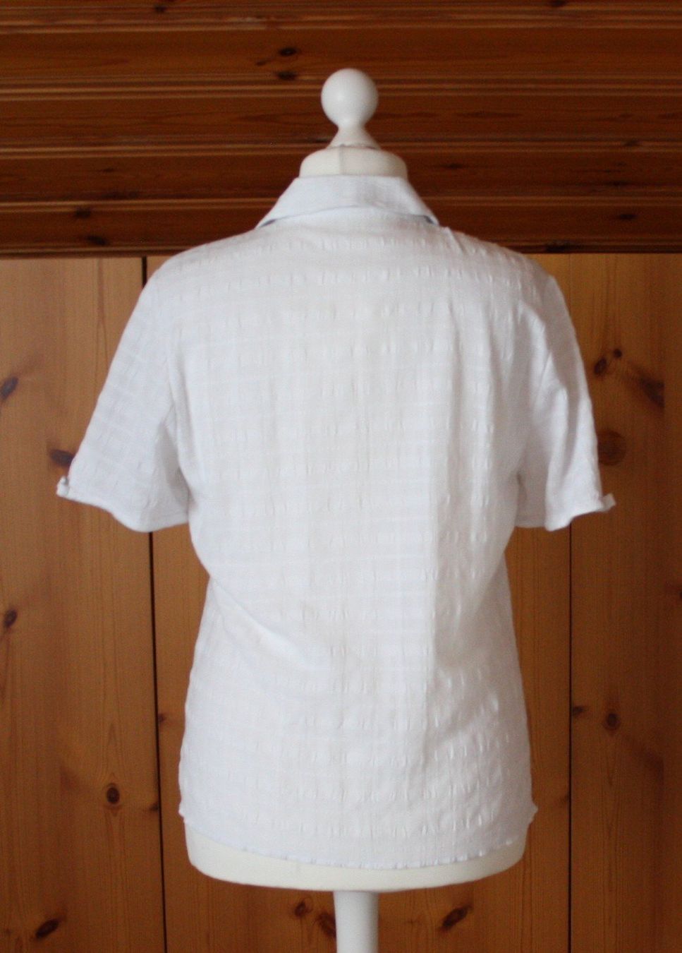 Camicette: Bluse Kurzarm weiss Gr. L – Usato da Flüelen venduto da Diversicum-Curvy 4
