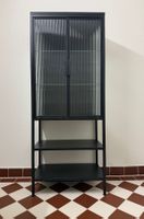 MOSSJÖN Glass-door cabinet