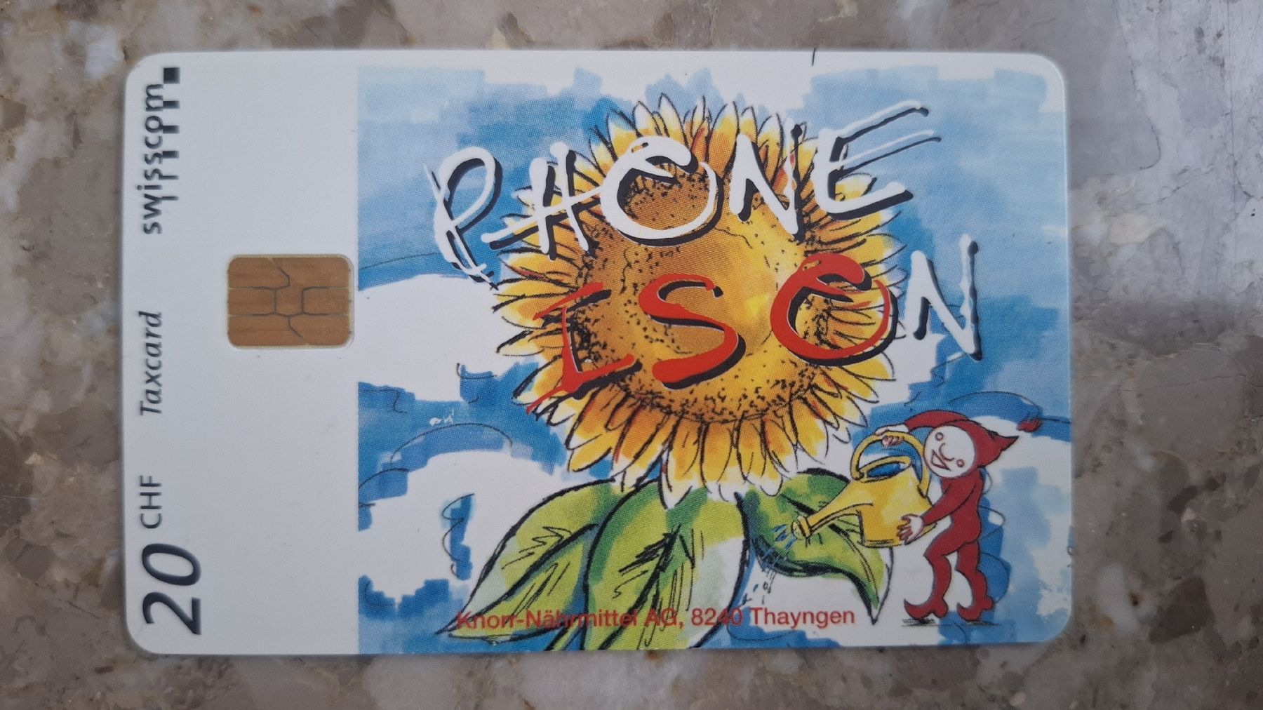 Swisscom Schede telefoniche: taxcard Knorr – Usato da Lengnau BE venduto da jonny12787