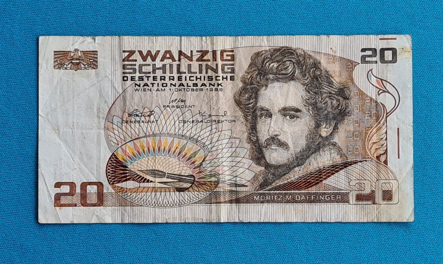 Banconote: Banknote 20 Österreichische Schilling – Usato da Saland venduto da V-Tour