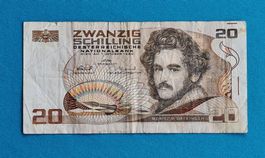 Banknote 20 Österreichische Schilling