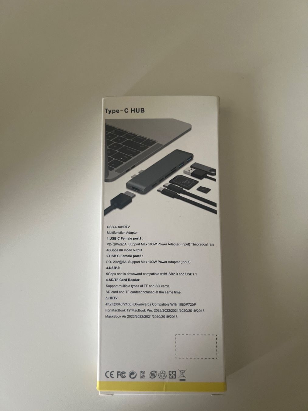 Adapter: Macbook Adapter 7 in 1 (inkl. HDMI; USB; SD; Micro SD) – Neu und originalverpackt aus Brislach von Praveen03 1