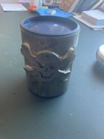 Dose Piratenmotiv blau guter Zustand