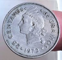 DOMINIKANISCHER REPUBLIK 25 CENTAVOS 1972 *RAR*