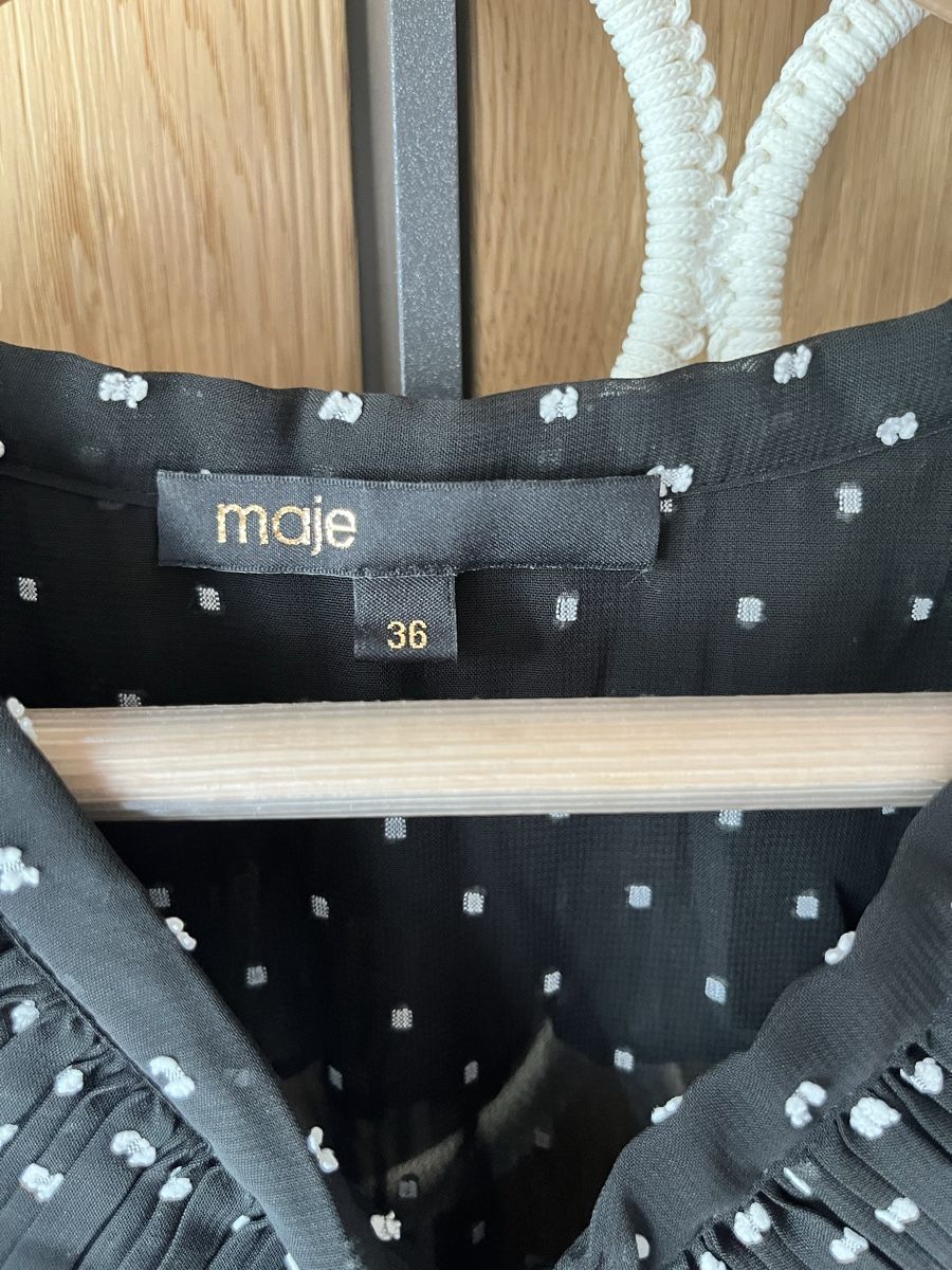 Maje Kleider: Maje polka dot black dress – Neu (gemäss Beschreibung) aus Weiach von skynat 3