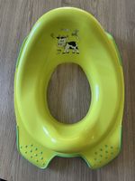     Toilettentrainer für Kinder, gelb, mit Kuhmotiv