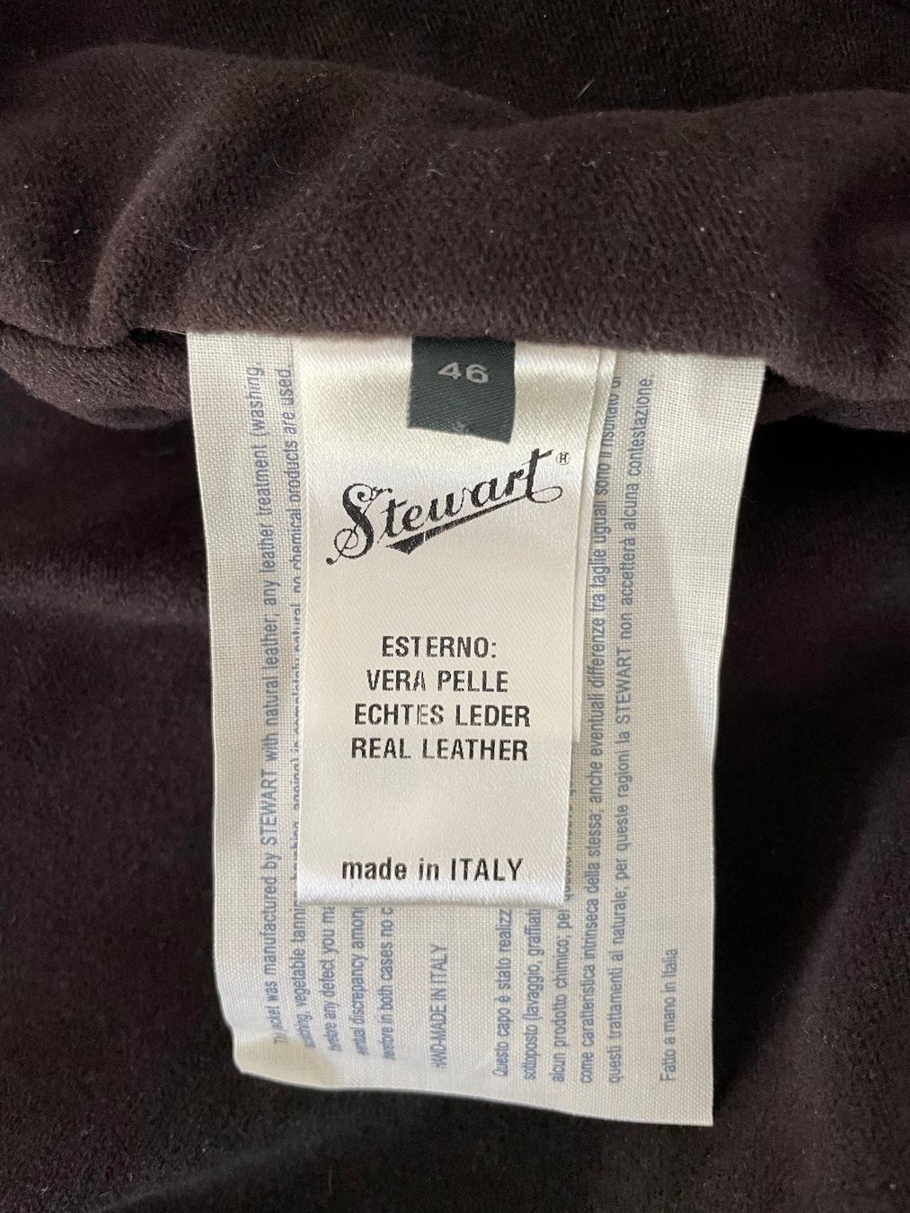 Stewart Vestes: Lederblouson Stewart – D'occasion à Gockhausen par simone00 3