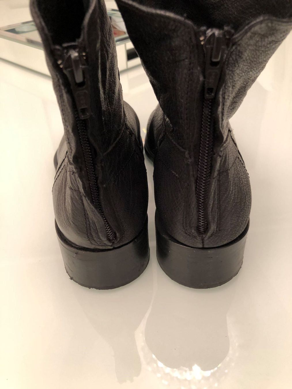 Scarpe da donna: Stiefeletten Schwarz Echt Leder – Usato da Adliswil venduto da Jessik0 2