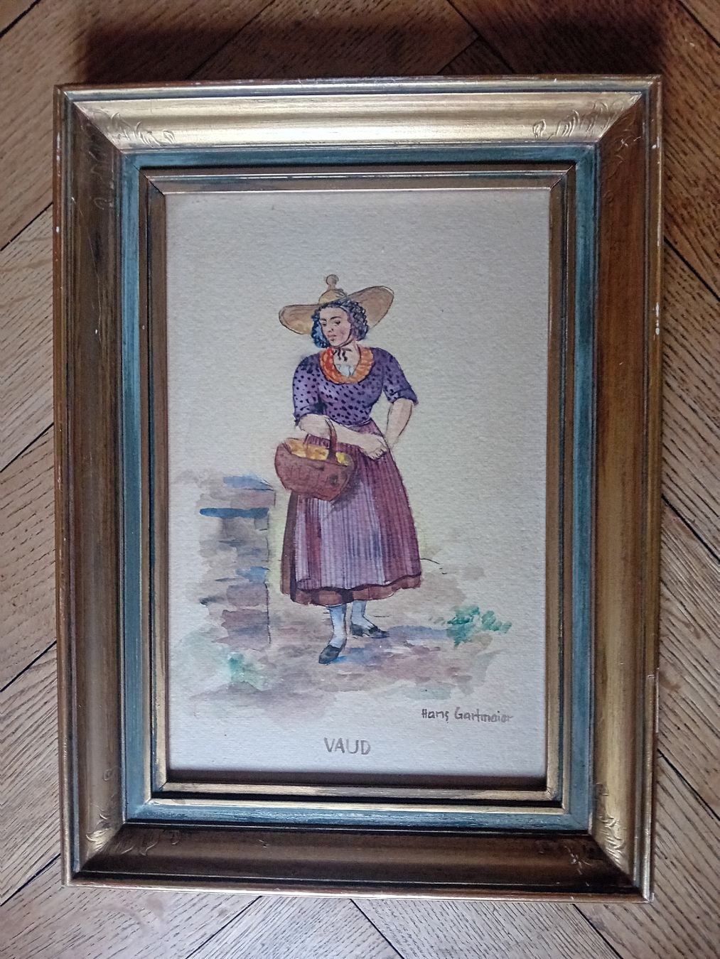 Dipinti: Bild Aquarell Hans Gartmeier – Usato da Muralto venduto da Alex1912