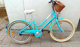 Retro Kinderfahrrad türkis, 24 Zoll. Top Zustand