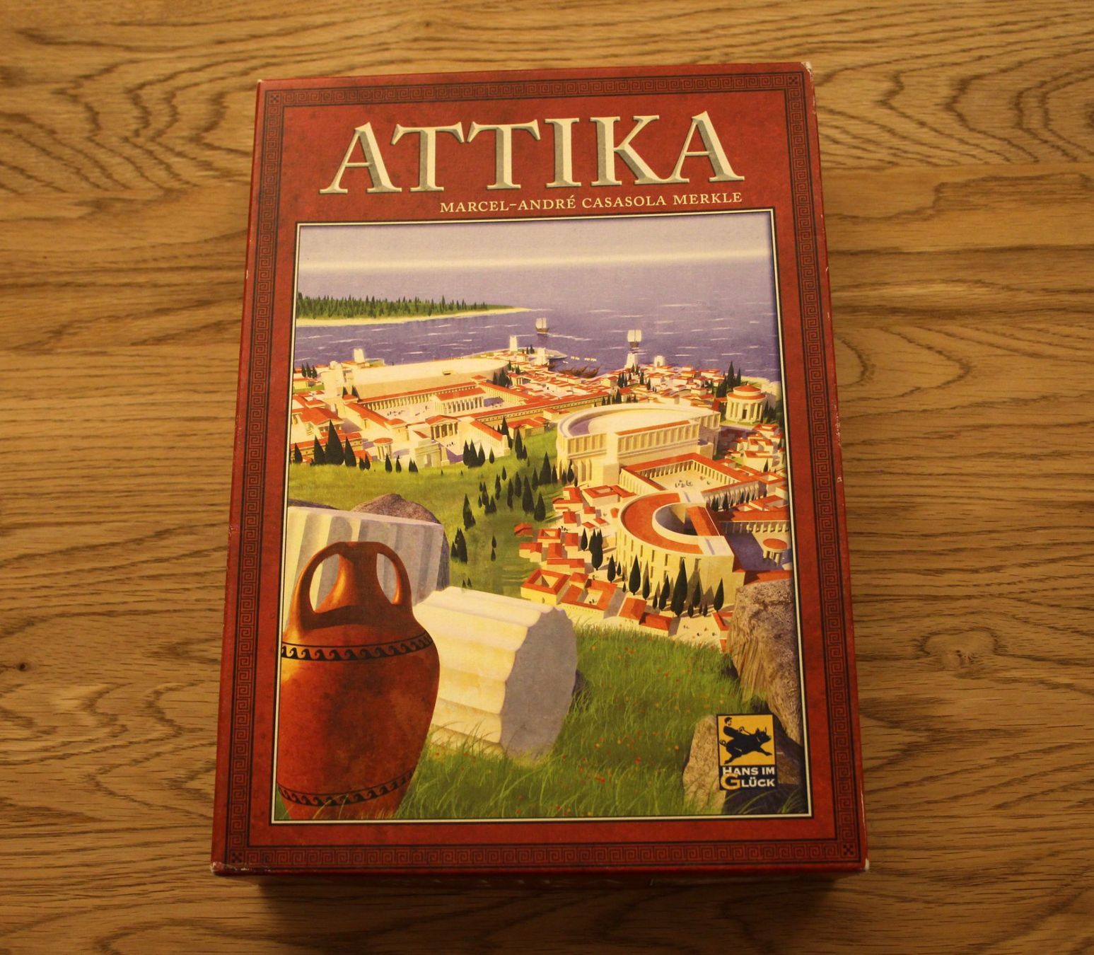 Spiele: Attika von Hans im Glück – Gebraucht aus Münchenbuchsee von Chaoo
